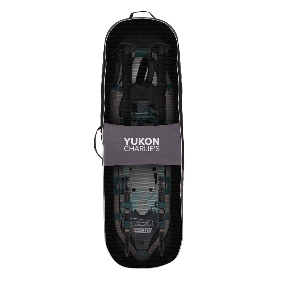 Yukon Charlie's 8 x 25 Inch Women Snowshoe Kit with Poles and Bag (Open Box)