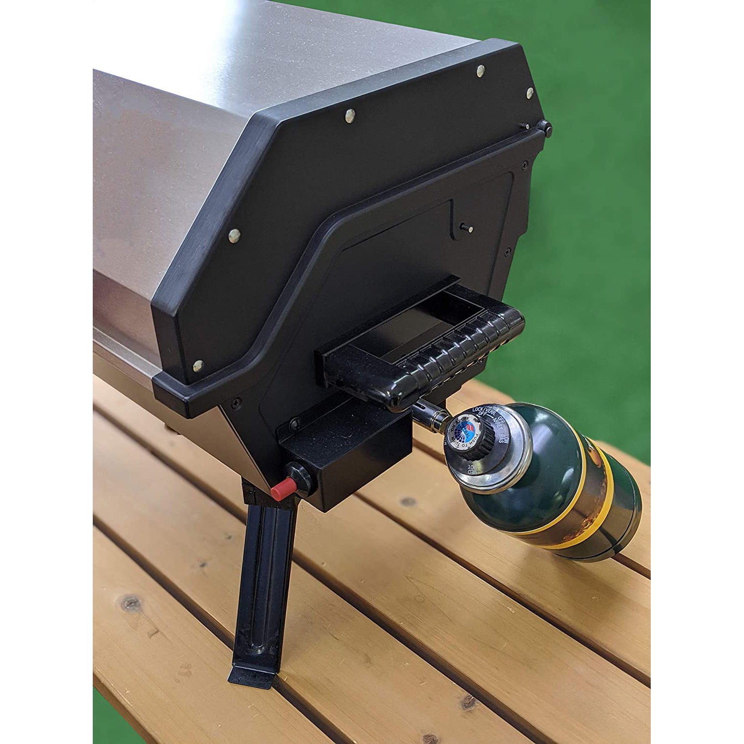 Martin 14,000 BTU Propane Bbq Gas Grill with Support Legs & Grease Pan(Open Box) - VMInnovations