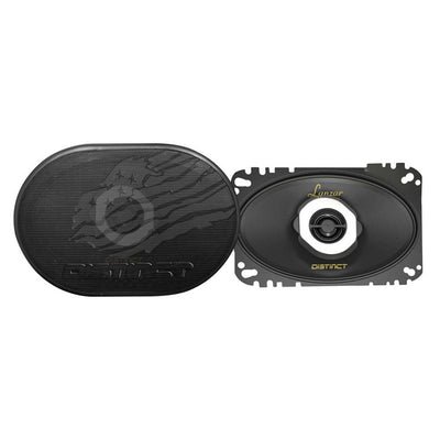 Lanzar DCT4.62 120 Watt 4 x 6 Inch 2 Way Car Audio Speakers, Black (4 Pack)