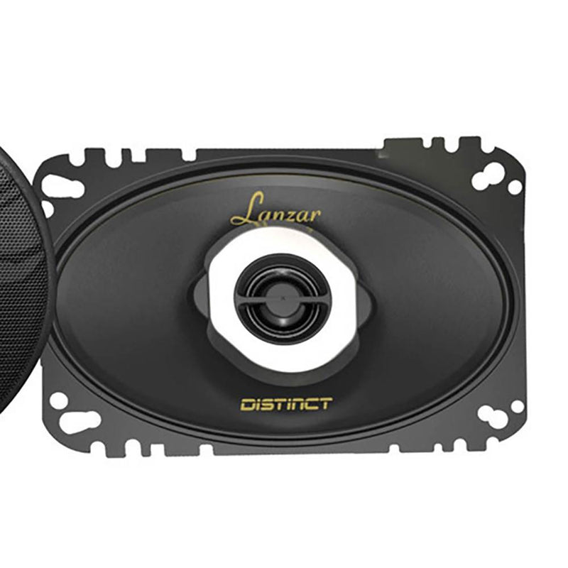 Lanzar DCT4.62 120 Watt 4 x 6 Inch 2 Way Car Audio Speakers, Black (4 Pack)