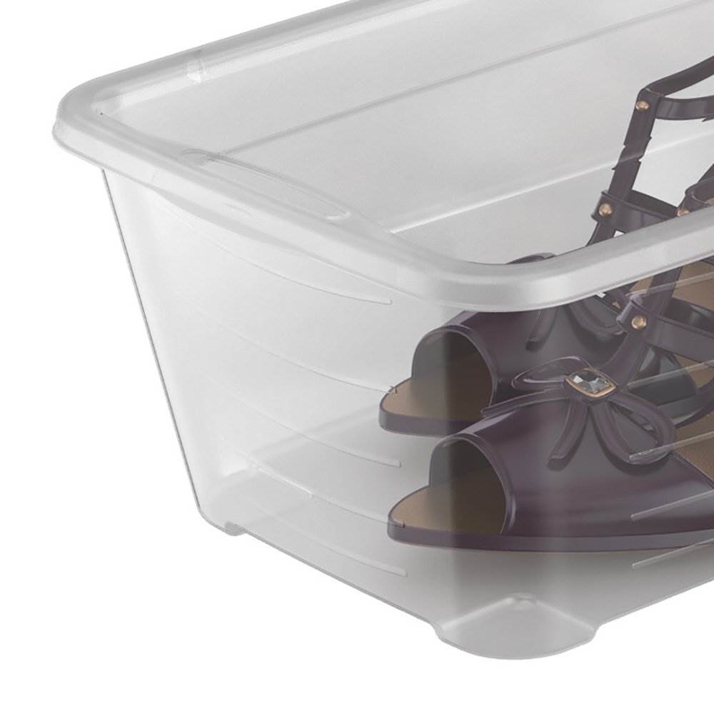 Life Story 5.7/6 Liter/Quart Clear Stacking Storage Box Clear Container, 72 Pack - VMInnovations