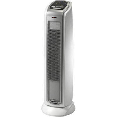 Lasko 1500W Portable Electronic Thermostat Ceramic Tower Space Heater (2 Pack)