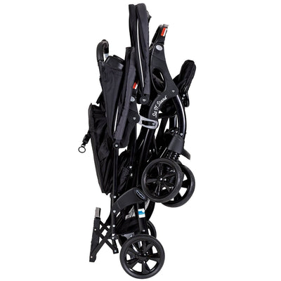 Baby Trend Double Sit N Stand Stroller + FlexLoc Infant Car Seat & Car Base-Onyx