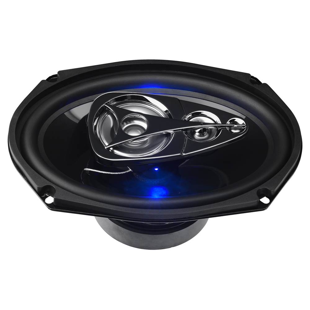 Boss Rage 6" x 9" 4 Way 500W Speakers Pair + Boss 6.5" 4 Way 300W Speakers Pair