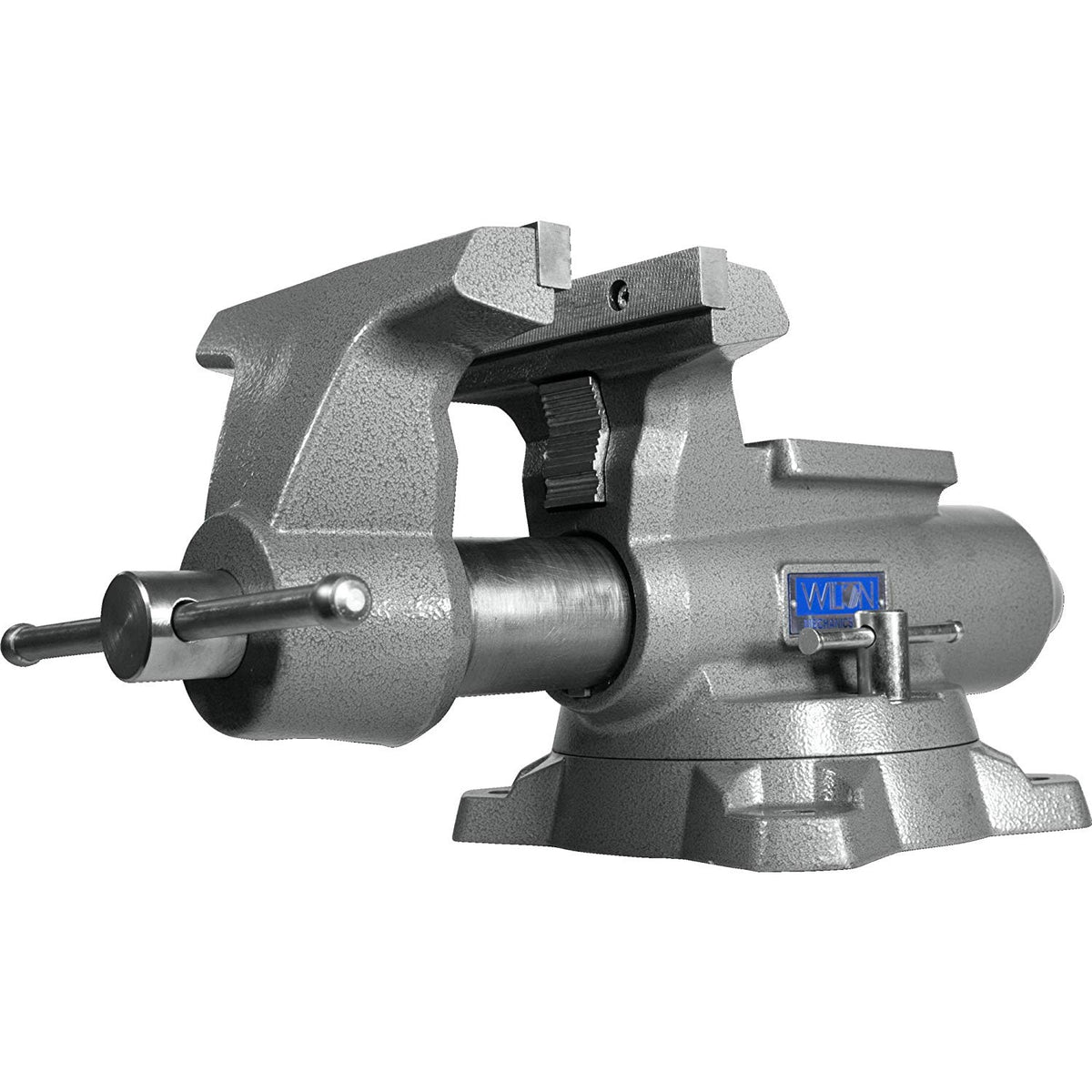 Wilton Pro 8" Jaw Width 8.5" Opening Steel Swivel Base Work Bench Vise (Damaged)