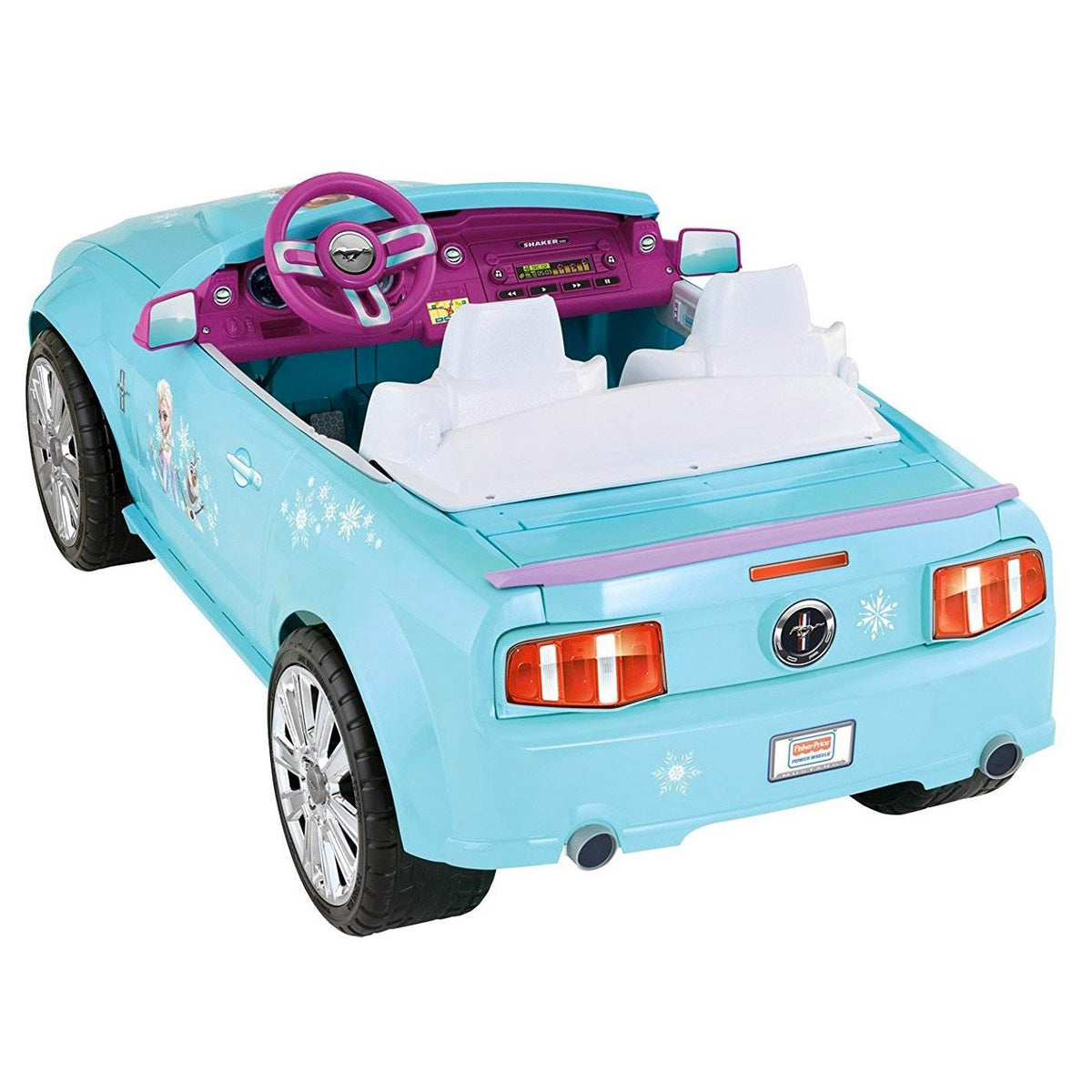 Fisher Price Power Wheels Disney Frozen Ford Mustang Electric Vehicle(For Parts)