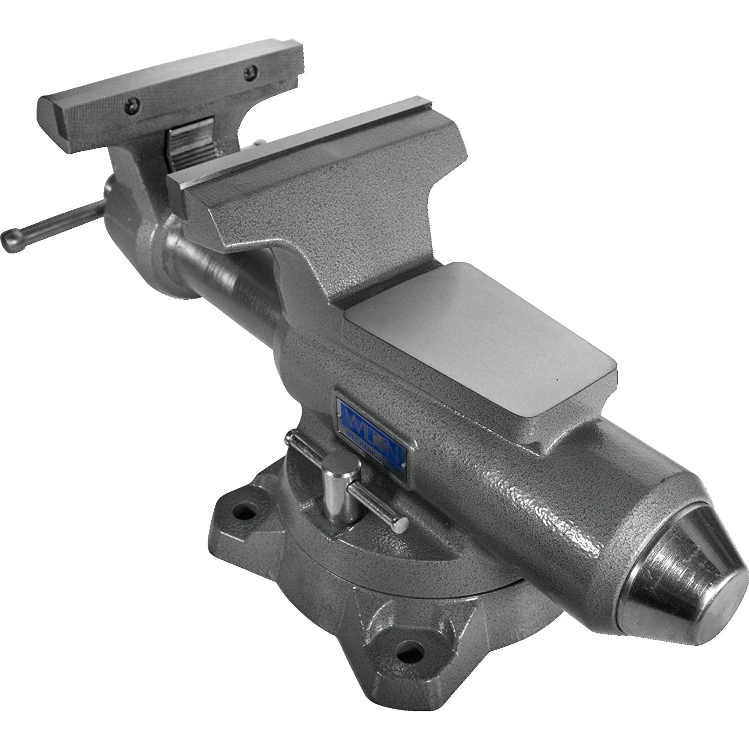 Wilton Pro 8" Jaw Width 8.5" Opening Steel Swivel Base Work Bench Vise (Damaged)