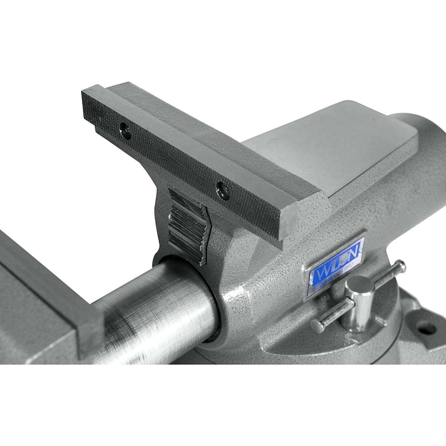 Wilton Pro 8" Jaw Width 8.5" Opening Steel Swivel Base Work Bench Vise (Damaged)