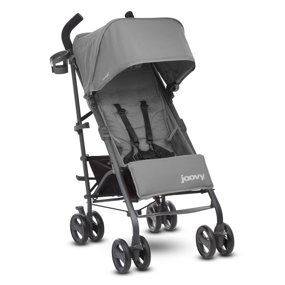 Joovy Groove Ultralight Compact Umbrella Canopy Stroller, Charcoal (Open Box)