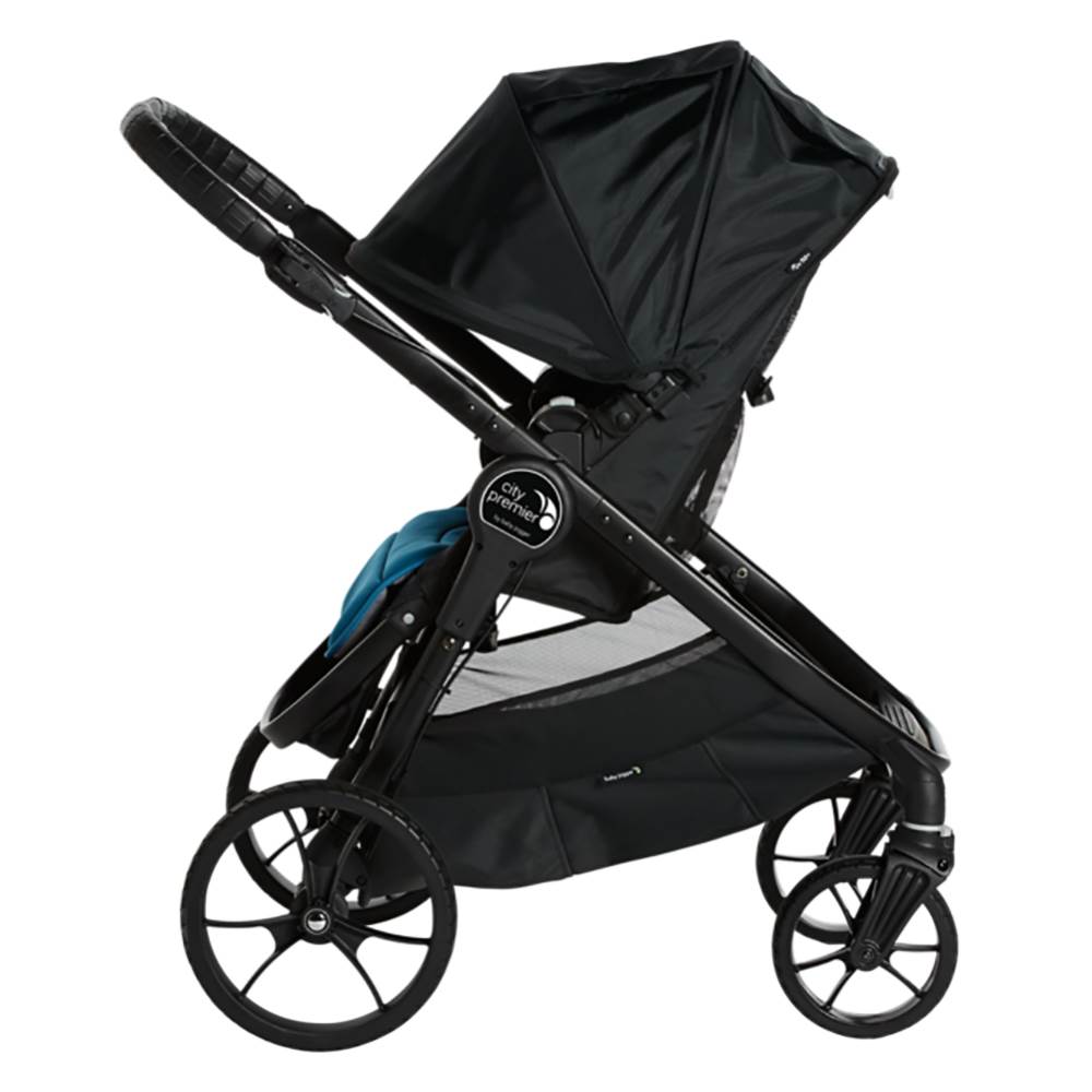 Baby Jogger Front & Rear Facing Reclining City Stroller, Black and Teal (Used)