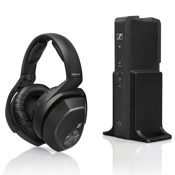 Sennheiser RS175 Over-Ear Wireless Headphone Charging System + In-Ear Headphones