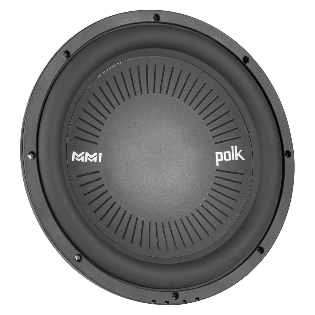 Polk MM1 Series 12" 1260W Dual Voice Coil ATV, Car, & Marine Subwoofer(Open Box) - VMInnovations