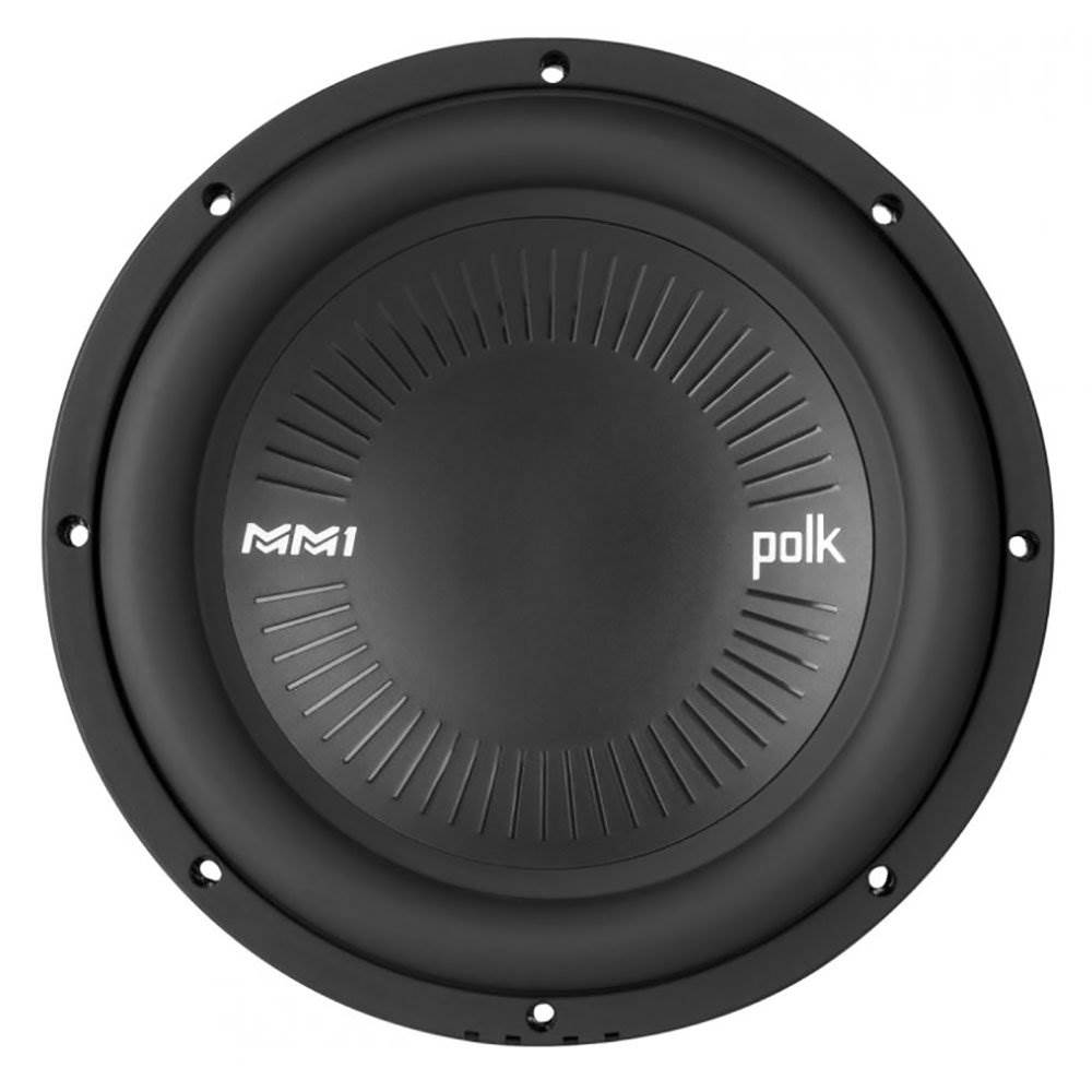 Polk MM1 Series 12" 1260W Dual Voice Coil ATV, Car, & Marine Subwoofer(Open Box) - VMInnovations