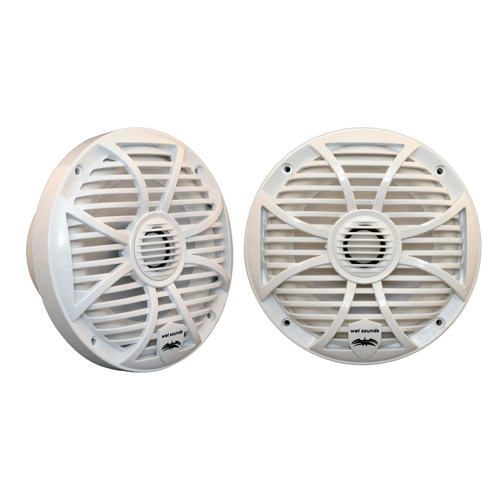 Wet Sounds SW-650 6.5 Inch 400W 2 Way 4 Ohm Coaxial Marine Boat Speakers (Used)