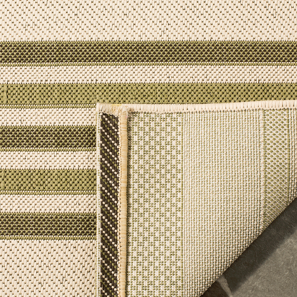 Safavieh Courtyard Beige/Green 5' x 8' Indoor/Outdoor Patio Area Rug (Open Box)