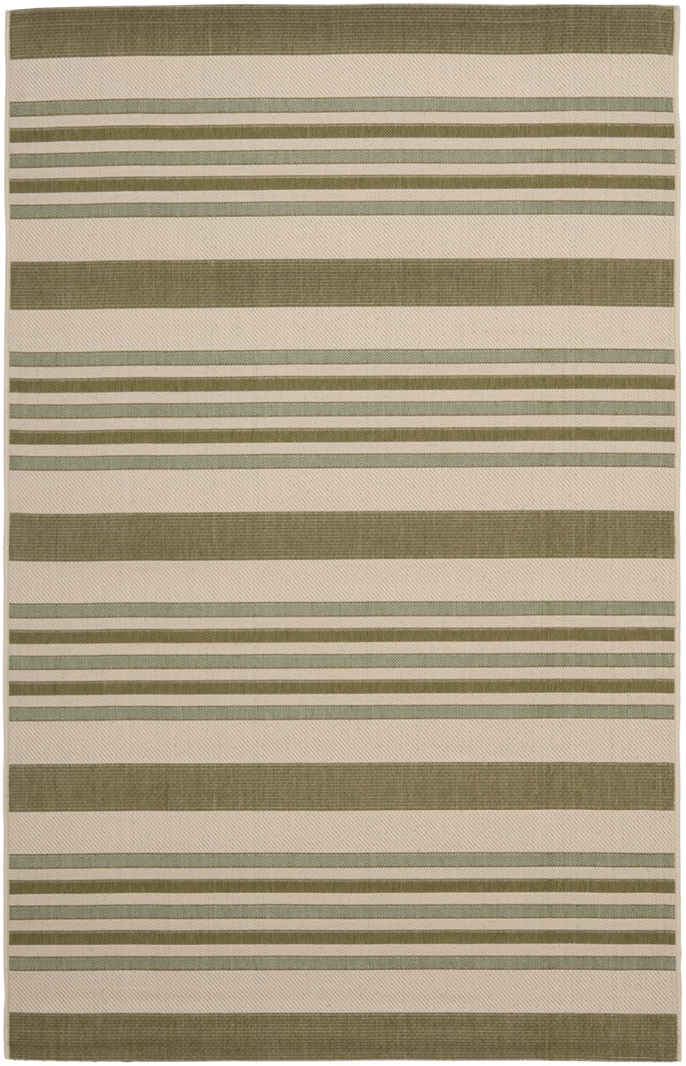 Safavieh Courtyard Beige/Green 5' x 8' Indoor/Outdoor Patio Area Rug (Open Box)