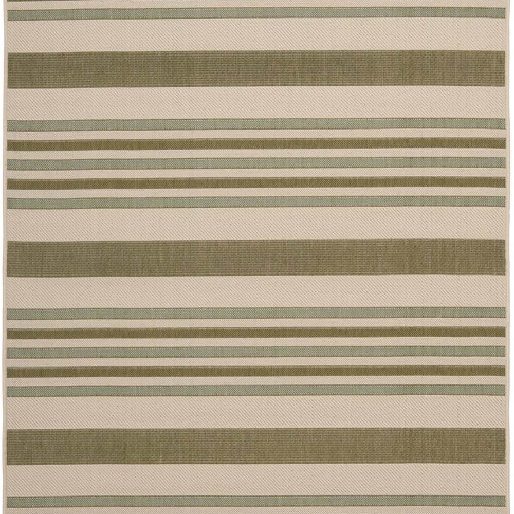 Safavieh Courtyard Beige/Green 5' x 8' Indoor/Outdoor Patio Area Rug (Open Box)