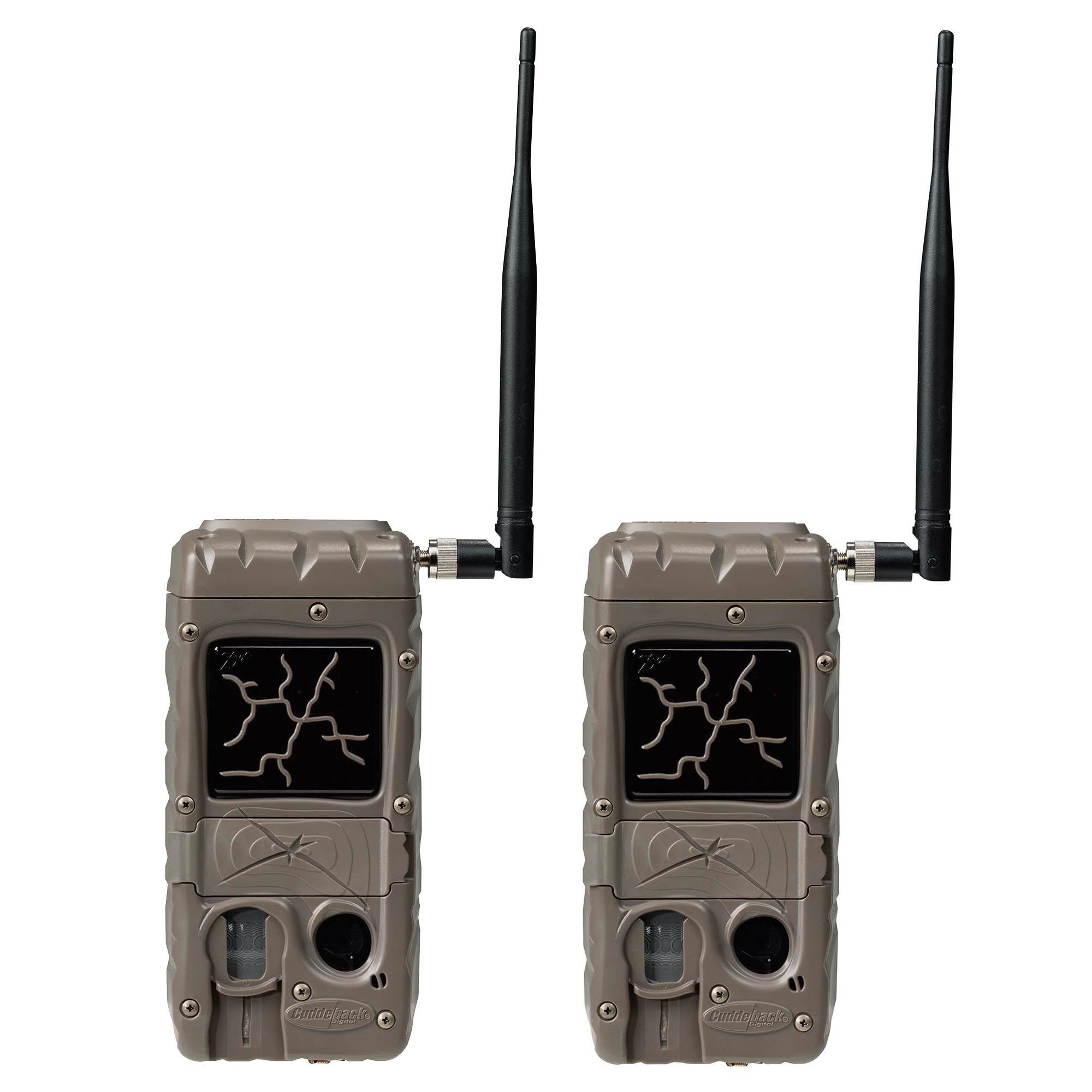 Cuddeback 2 Flash Invisible IR Game Trail Cameras + Wireless Network (2 Each)