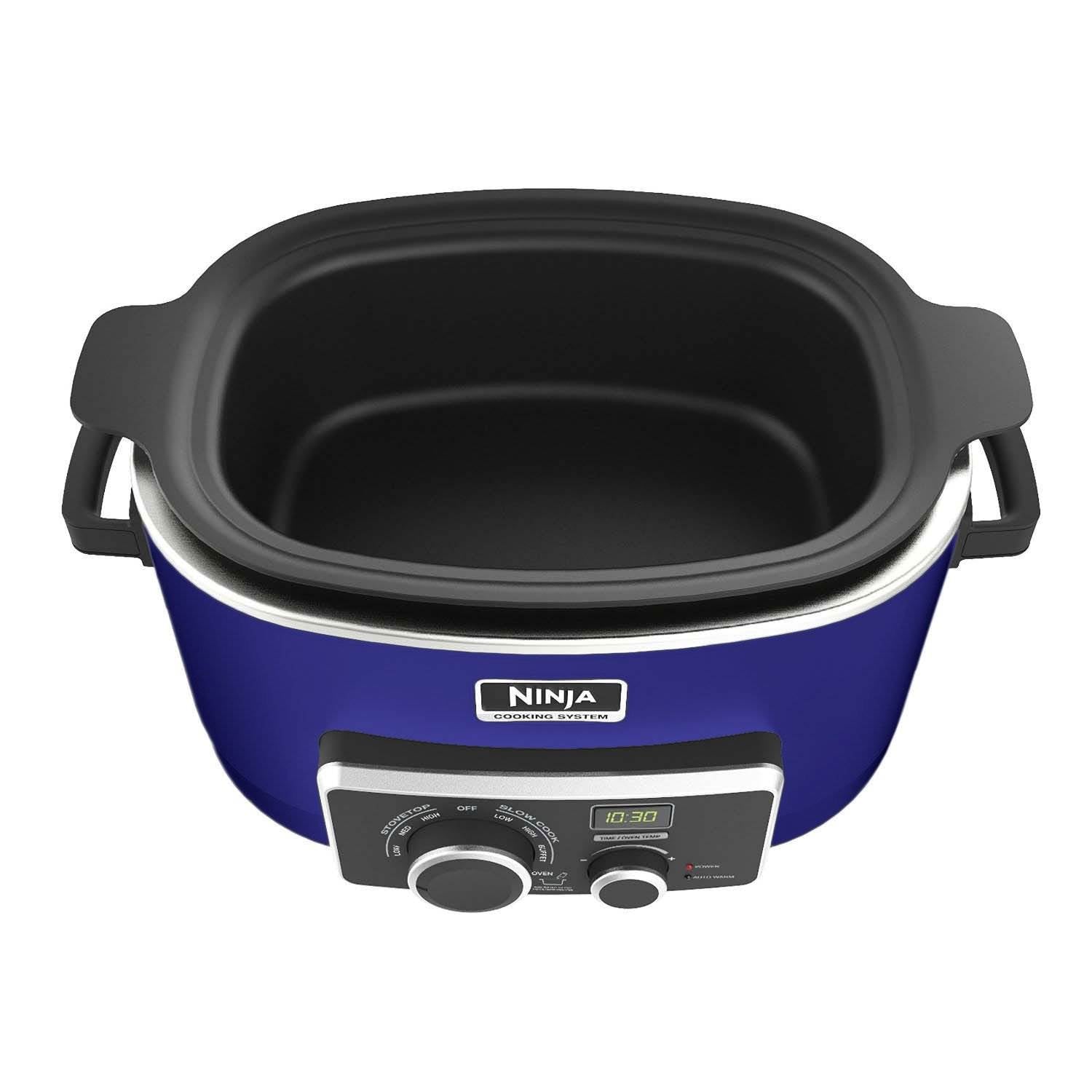 Ninja 6 Quart 3 In 1 Blue Multi-System Slow Cooker (Refurb, Open Box)