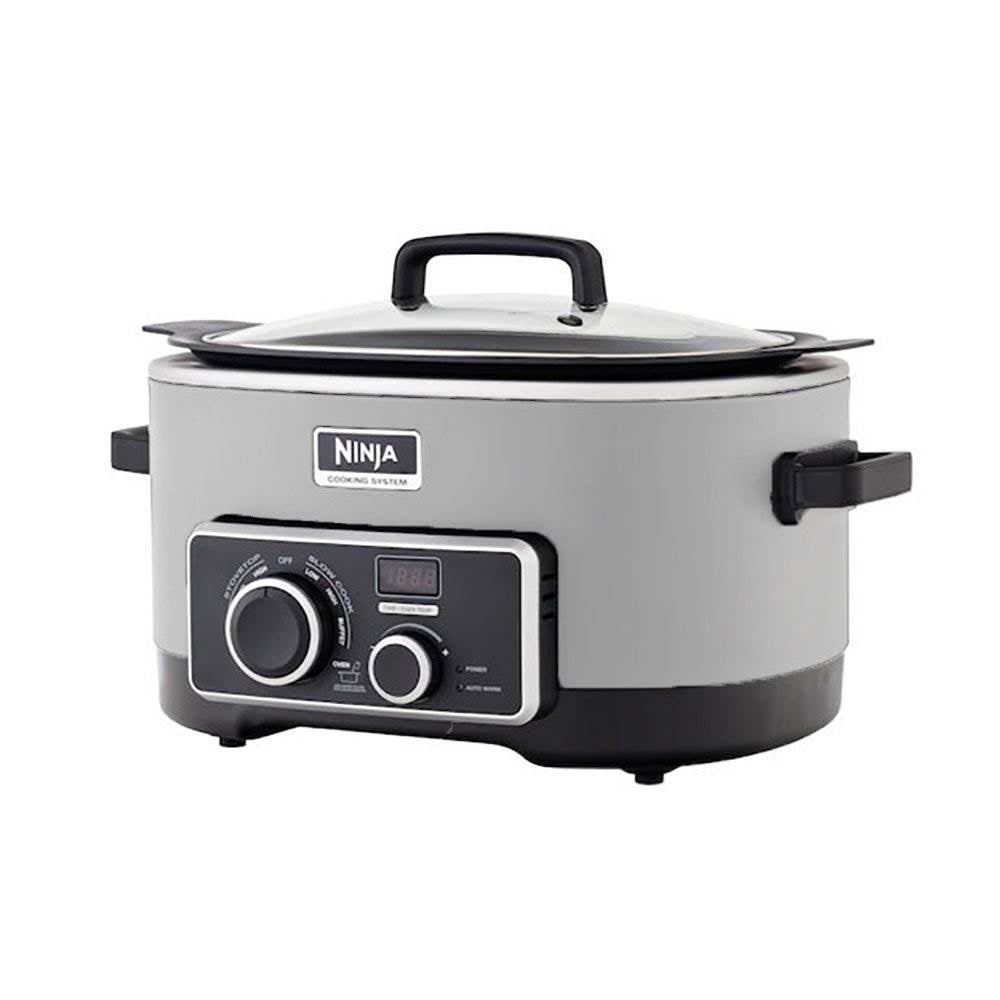 Ninja 6 Quart 3 In 1 Silver Multi-System Slow Cooker (Refurbished, Open Box)