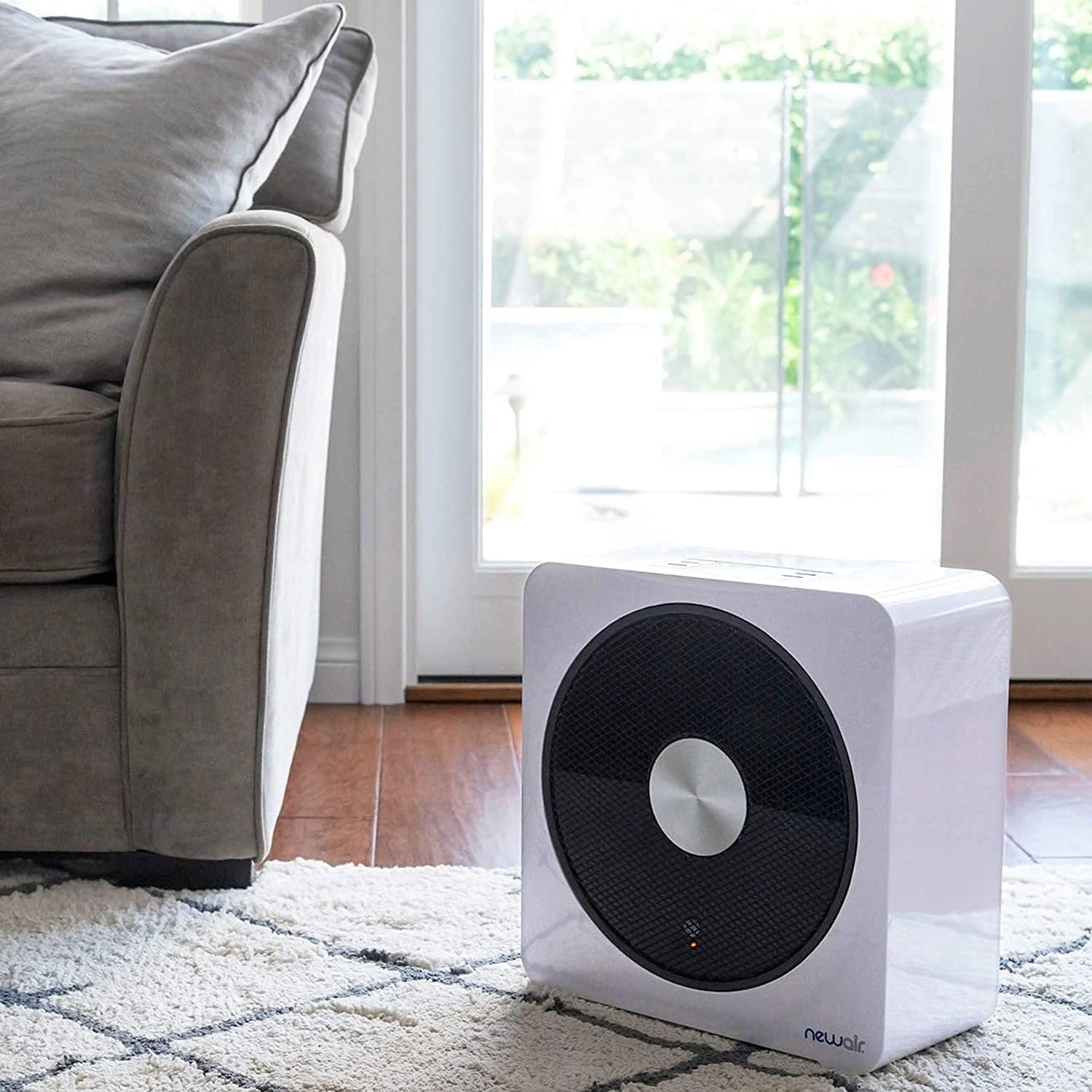 NewAir 120 Volt Portable Whole Room Whisper Quiet Ceramic Space Heater, White