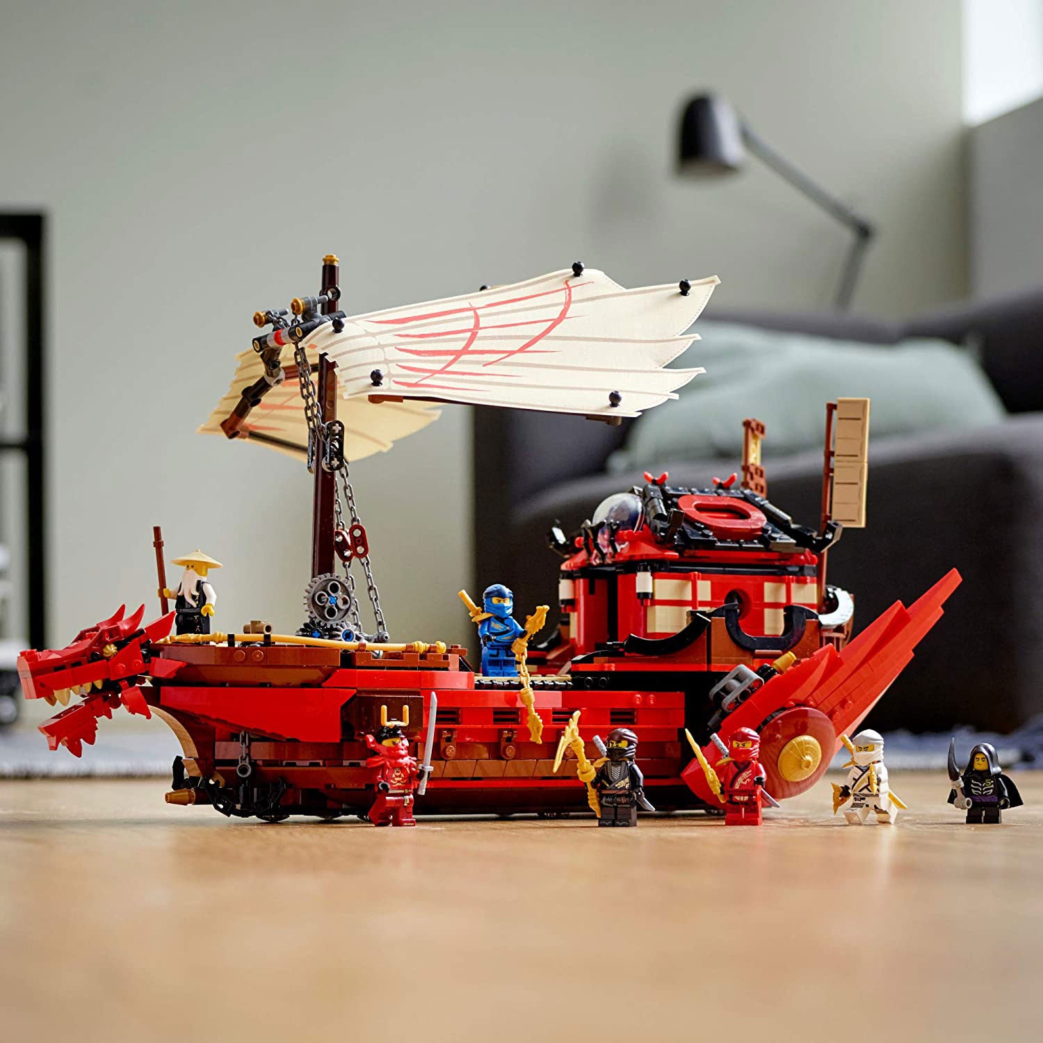 LEGO Ninjago Movie Destiny's Bounty Boat Ship Set with Minifigures (1781 Pieces)