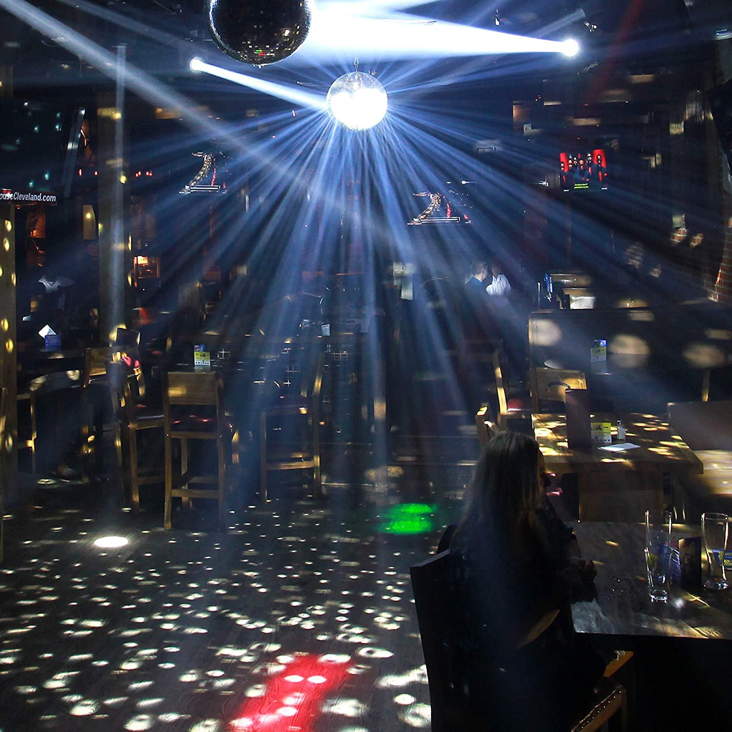 Eliminator Lighting EM20 20-Inch Disco Mirror Ball with Hanging and Motor Ring - VMInnovations