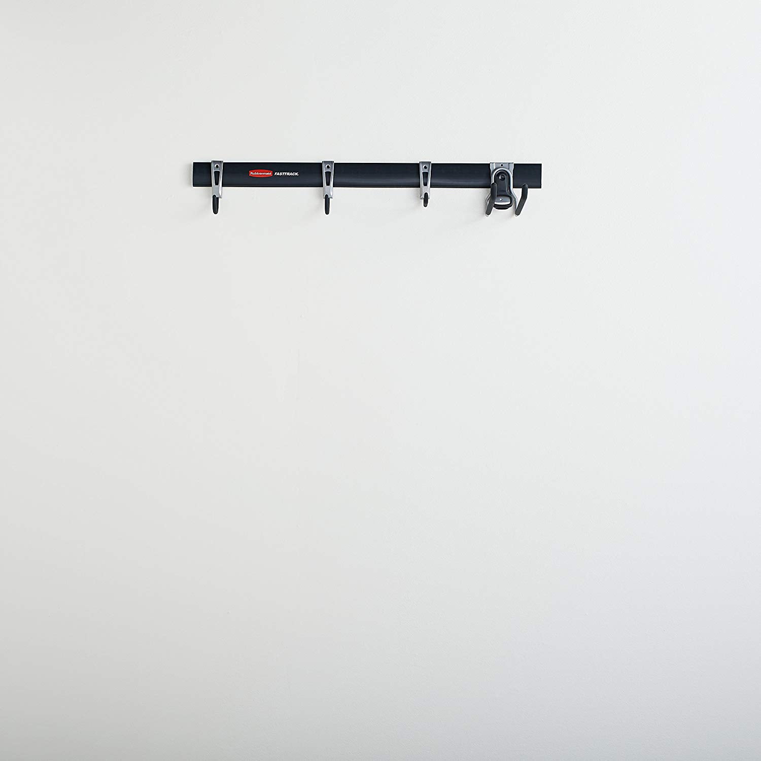 Rubbermaid FastTrack Garage Storage System 5 Piece Rail and Hook Kit (2 Pack) - VMInnovations