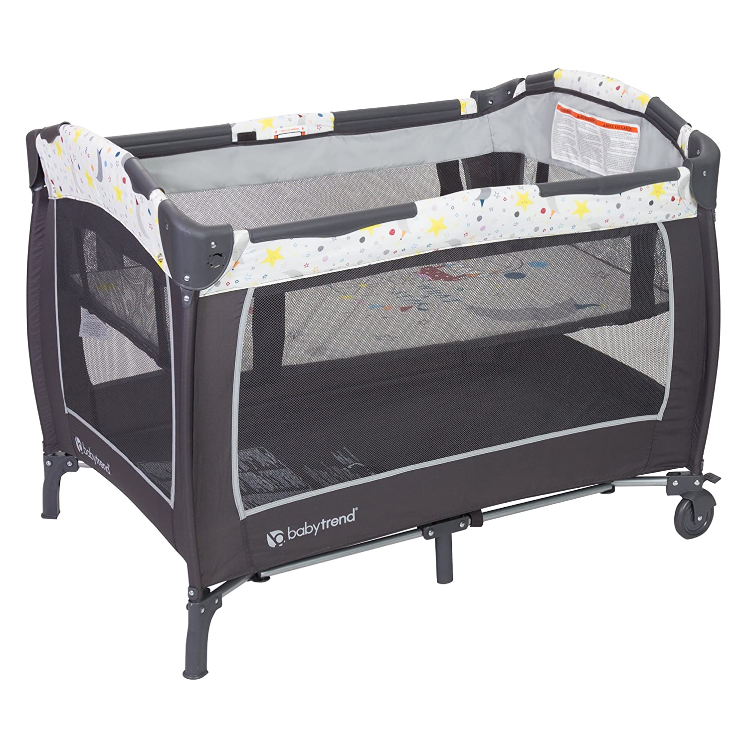 Baby Trend Lil Snooze Deluxe 2 Nursery Center with Changing Table, Twinkle Moon - VMInnovations