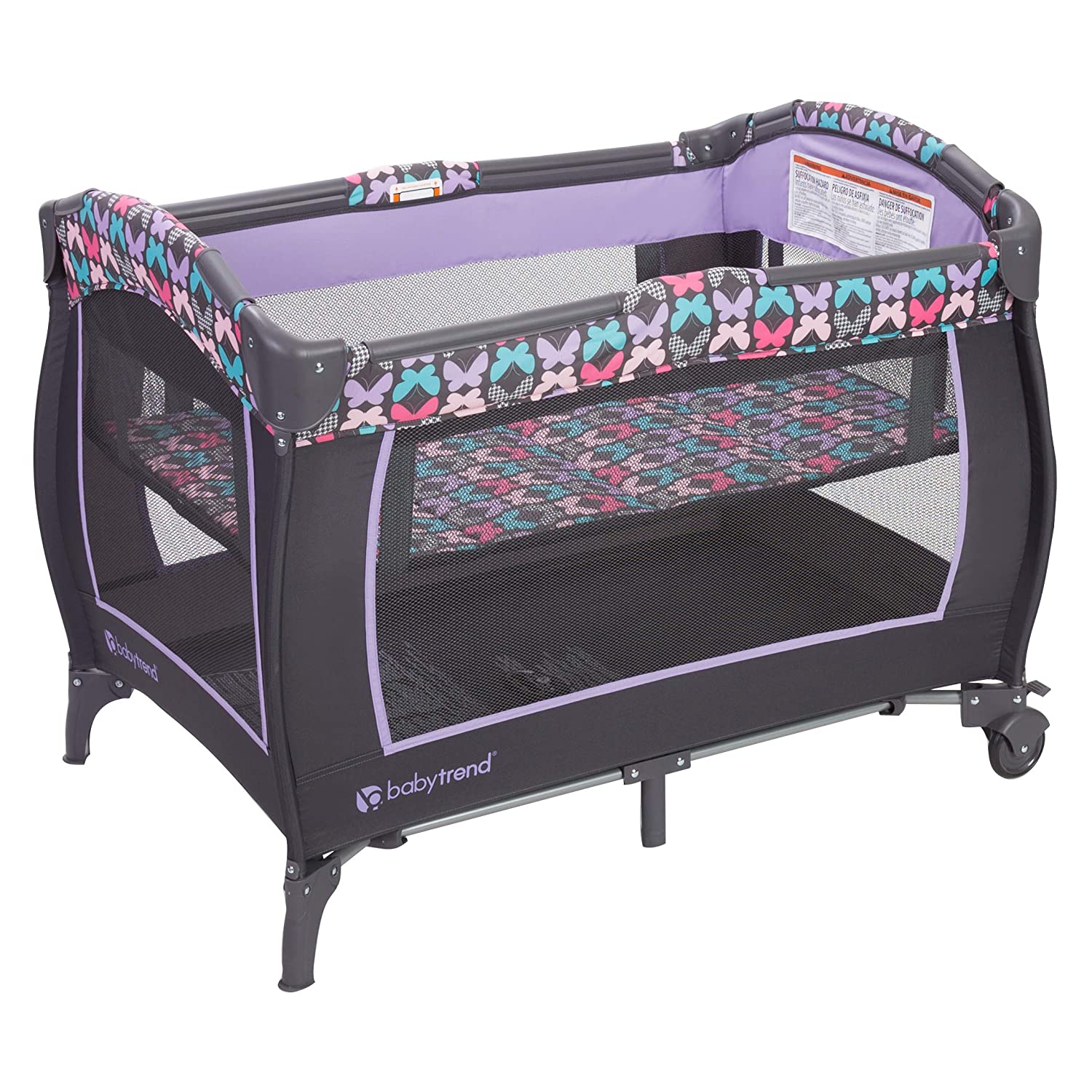 Baby Trend Portable Folding Infant Trend-E Nursery Center with Bassinet, Sophia - VMInnovations