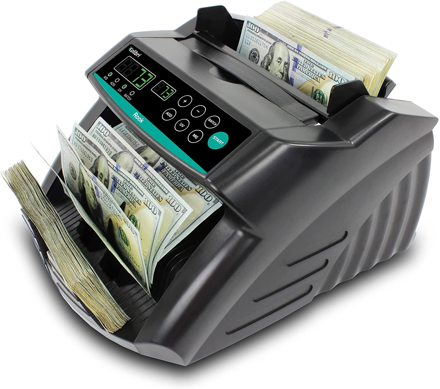 Kolibri Rook Automatic Bill Money Counter Machine w/ Counterfeit Detector (Used)