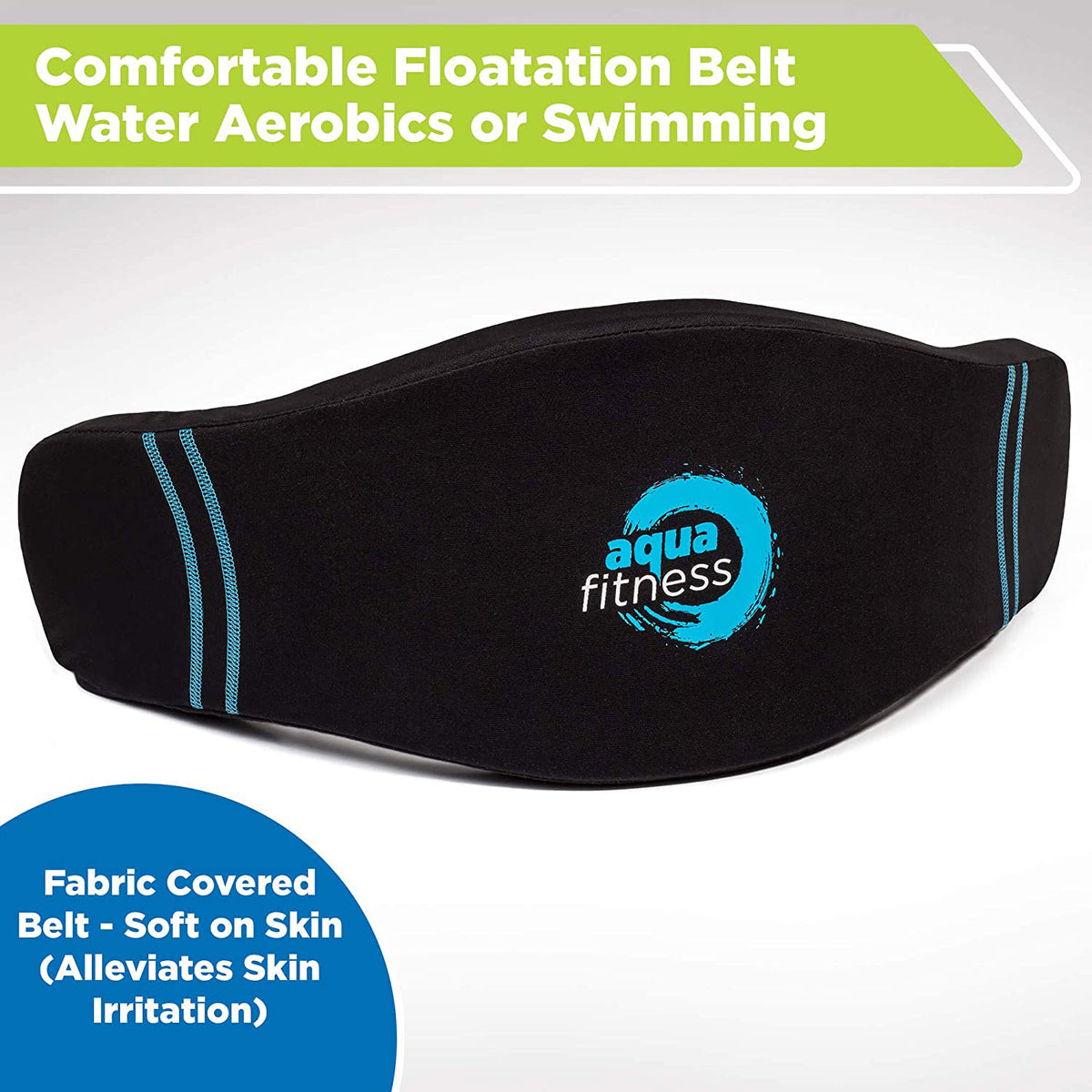 Aqua Fitness Deluxe Fitness Training Flotation Belt Bundle w/ 4-in-1 Pool Lounge