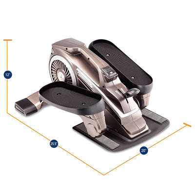 Marcy Bionic Body Home Gym Compact Elliptical Trainer with Resistance Tubes - VMInnovations