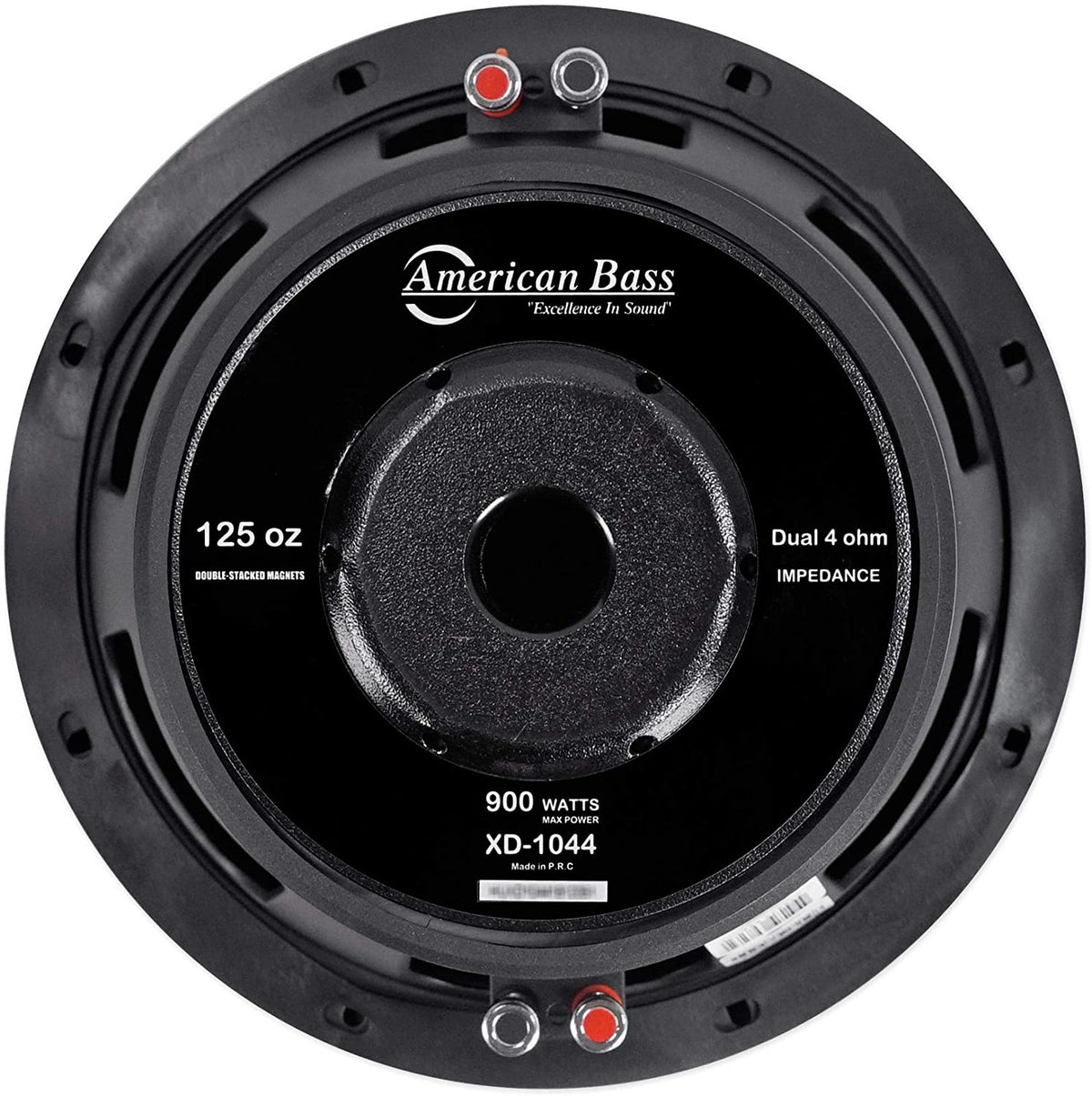 American Bass XFL 1044 10 Inch Dual 4 Ohm 2000 Watt Subwoofer Speaker (2 Pack)