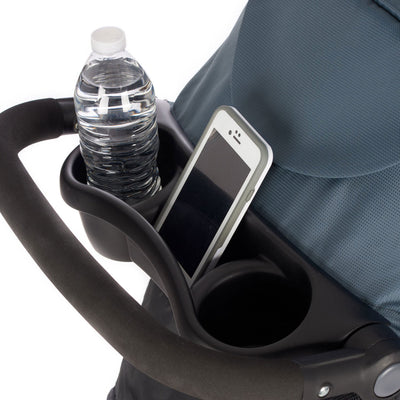 Evenflo Folio3 Stroller System w/ LiteMax Car Seat, Gray & SafeMax Base, Black