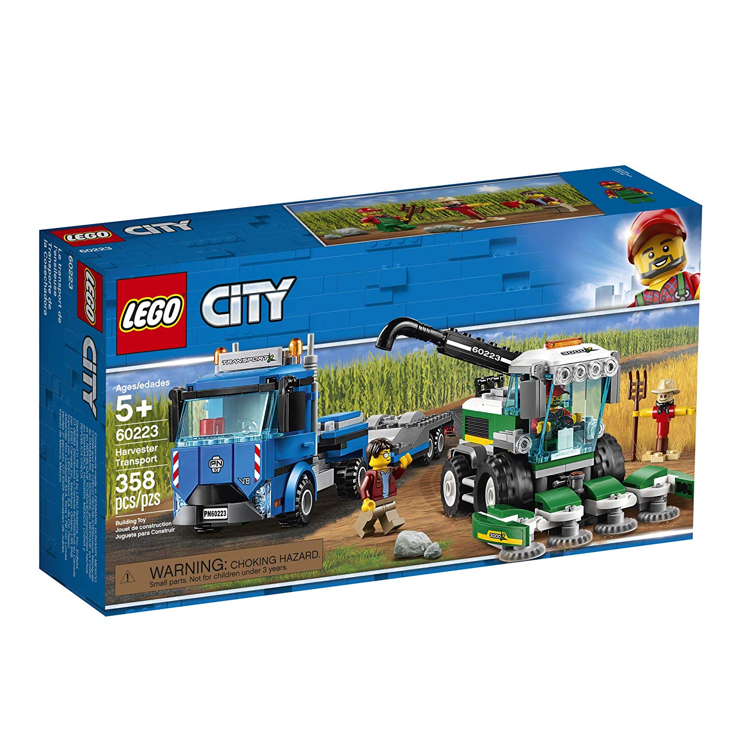 LEGO City 6251516 Combine Harvester and Transport Truck with Trailer Build Set