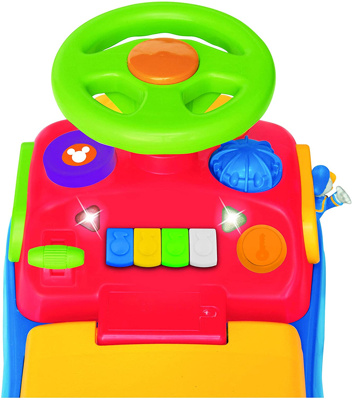 Kiddieland Toys Disney Mickey and Friends Gears Ride On Toy Car (Open Box)