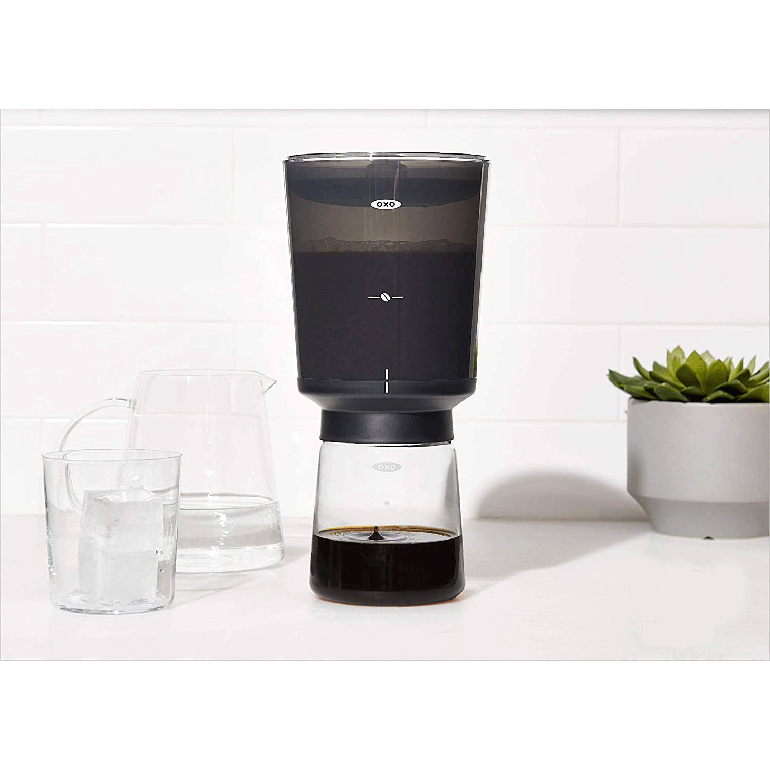 OXO Portable Compact Cold Brew Coffee Maker with Stainless Steel Mesh Filter - VMInnovations