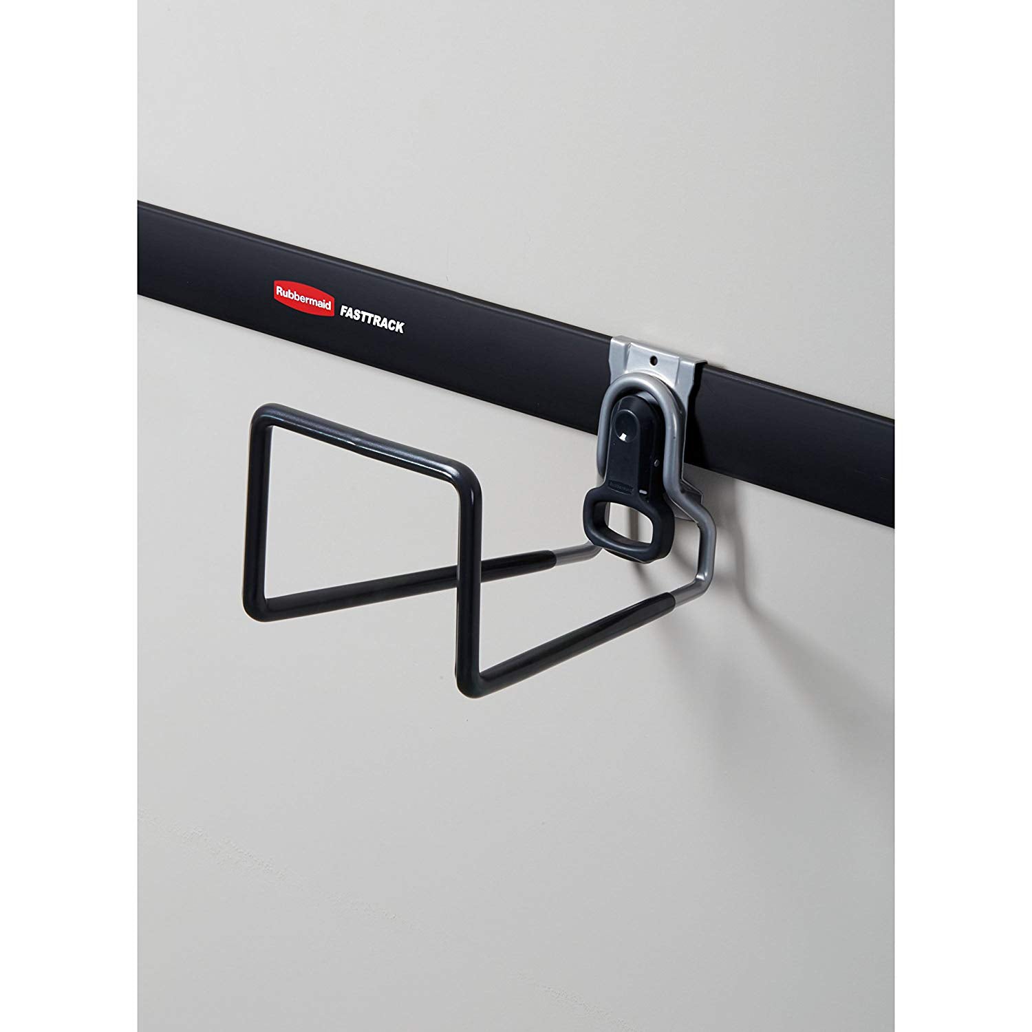 Rubbermaid 2 FastTrack Wall Mounted Storage Rails + Organizing Hook Assortment