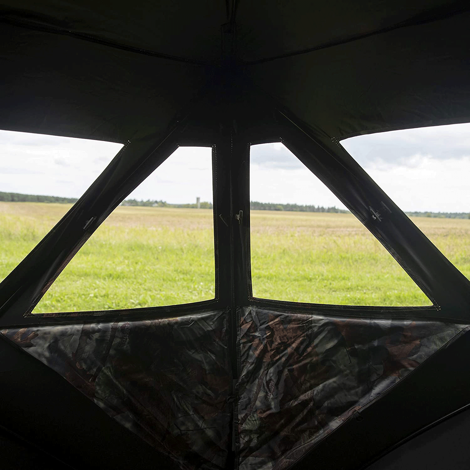 Barronett Blinds 200 Pop Up Hunting Blind Shelter Bloodtrail Woodland (Open Box) - VMInnovations