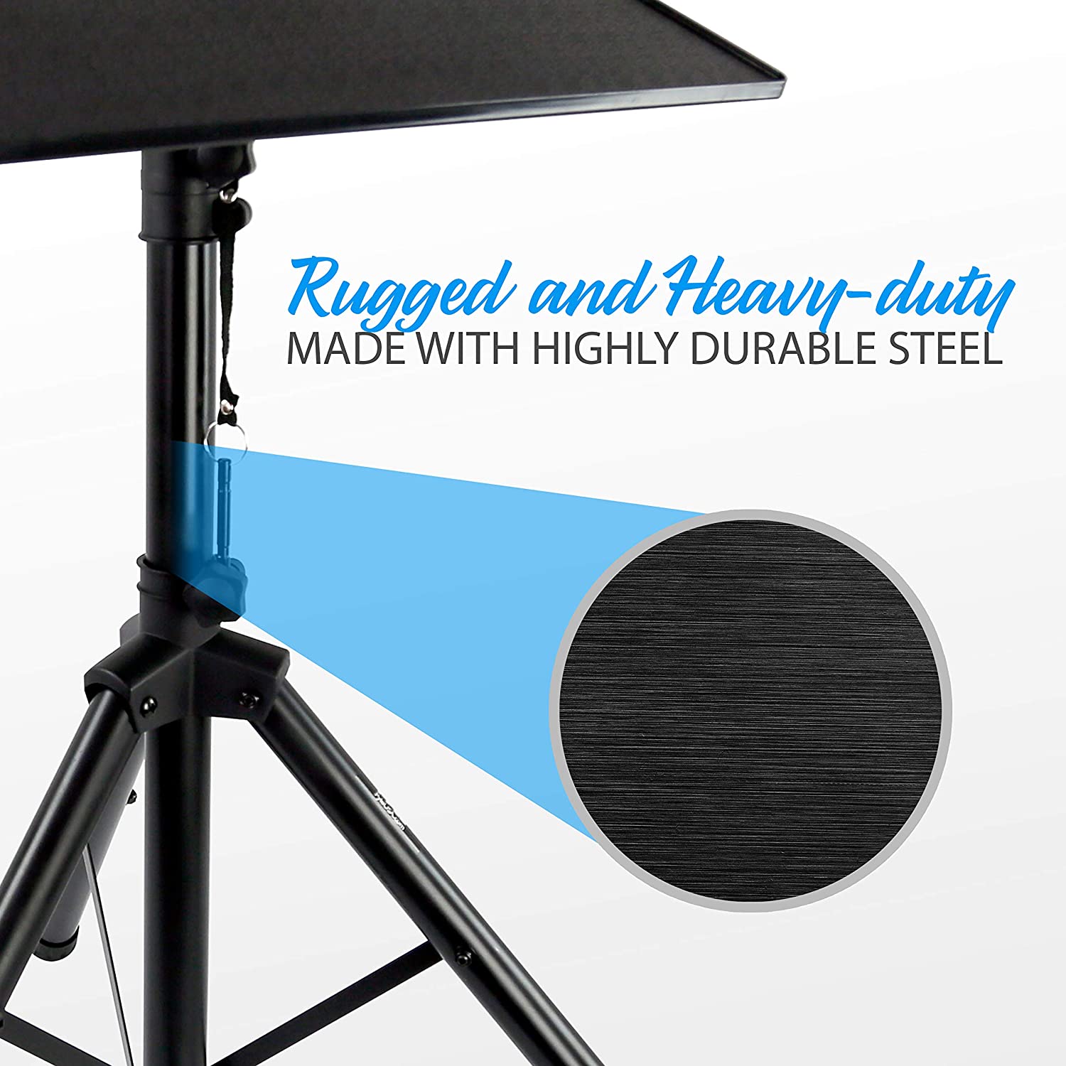 Pyle PLPTS4 Pro Universal Adjustable Laptop Computer Studio DJ Mount Stand - VMInnovations