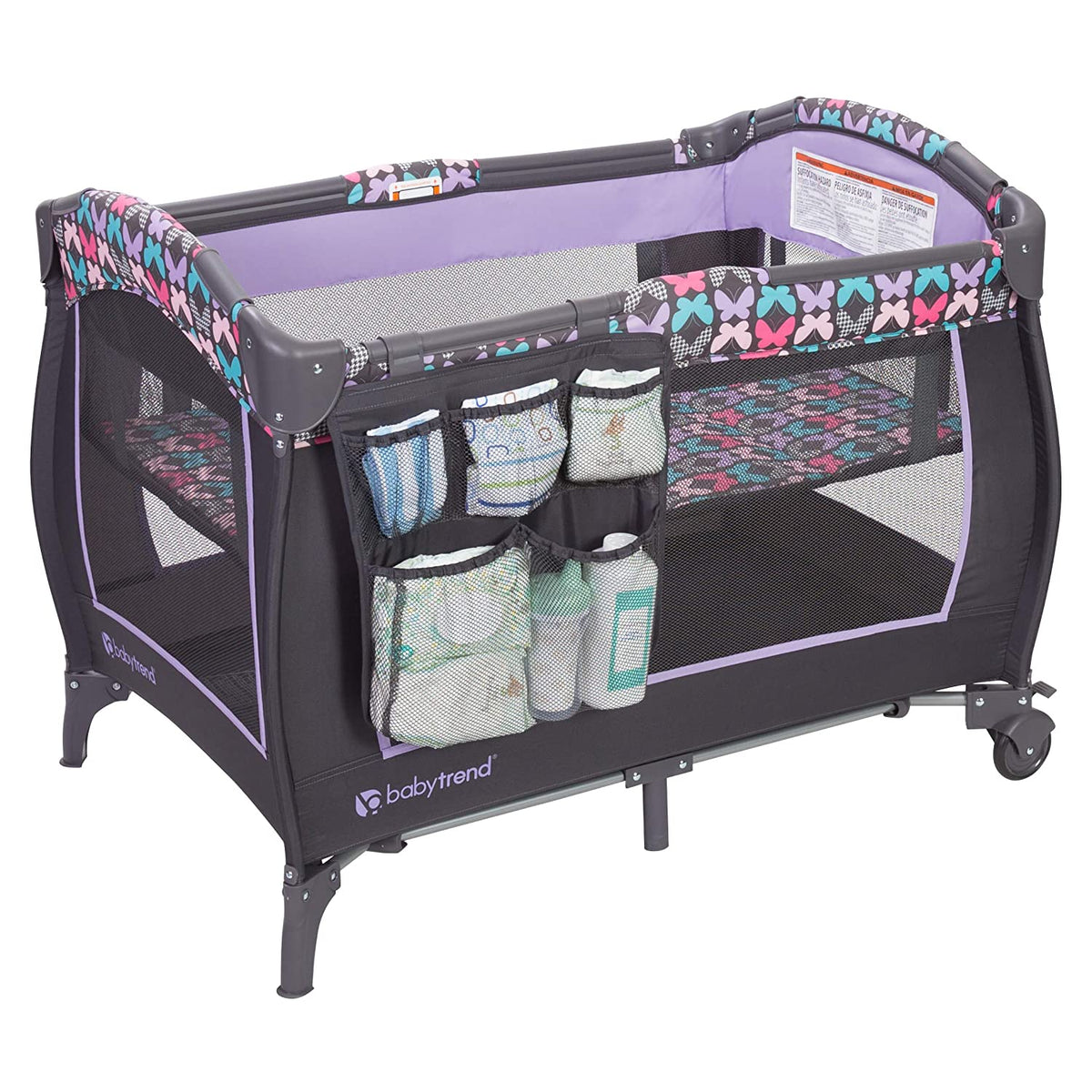 Baby Trend Trend-E Nursery Center with Bassinet and Locking Wheels (Open Box)