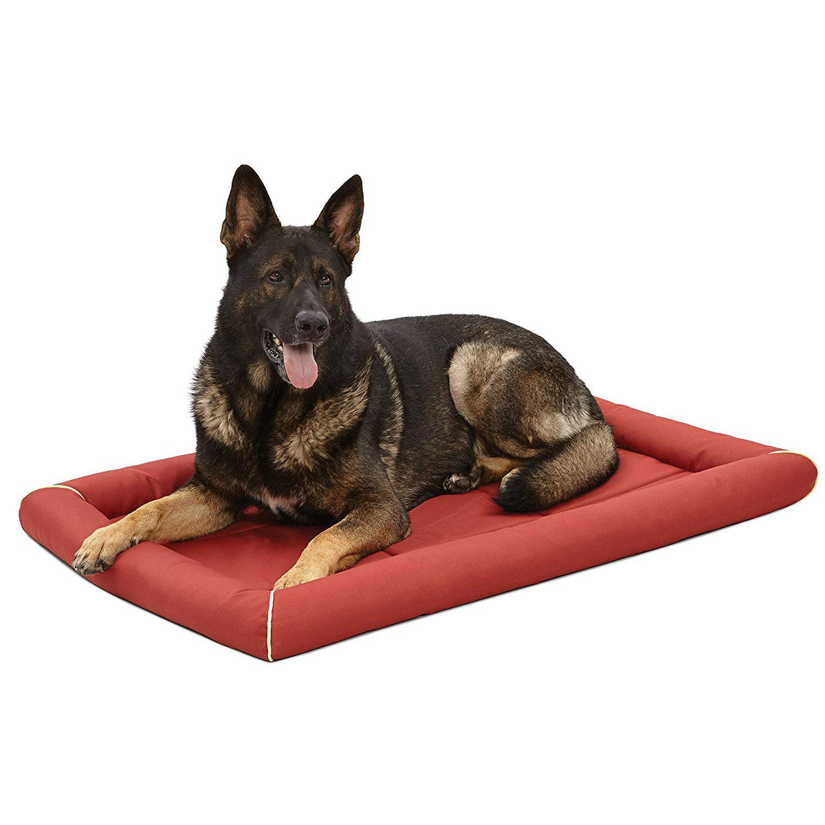 MidWest Homes for Pets QuietTime Maxx Stain Resistant 48 in Large Dog Bed, Brick