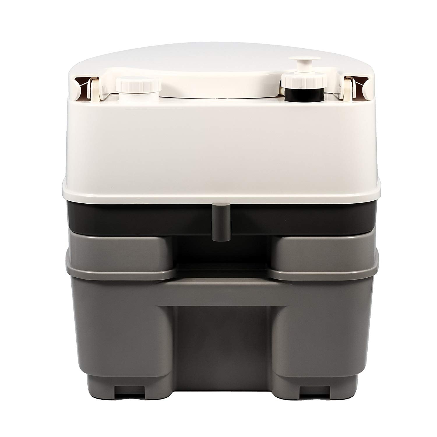 Camco 5.3 Gal Portable Travel Toilet with Sealed Tank and Flush Pump (Open Box)