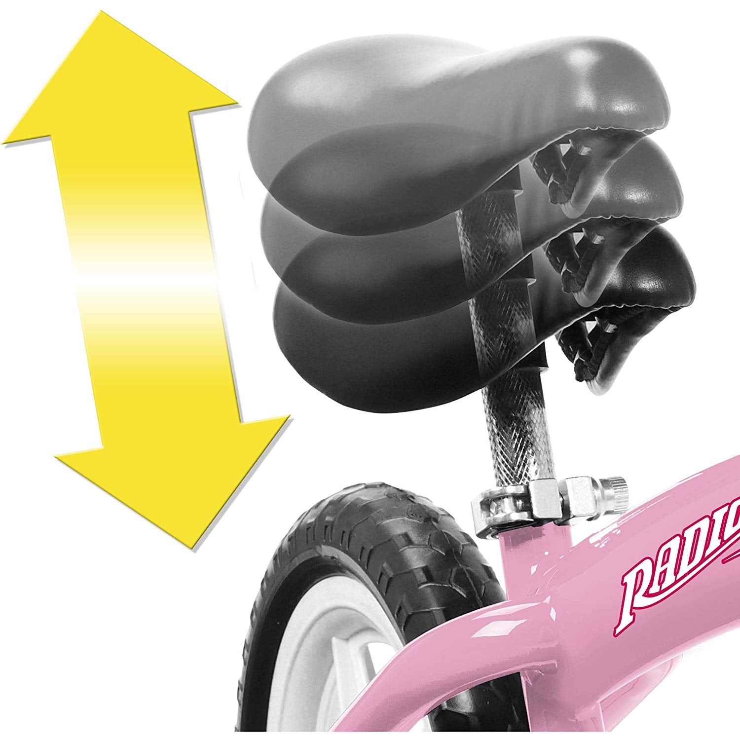Radio Flyer 800X Glide and Go Age 2.5 to 5 Kids Balance Bike, Pink (Used) - VMInnovations