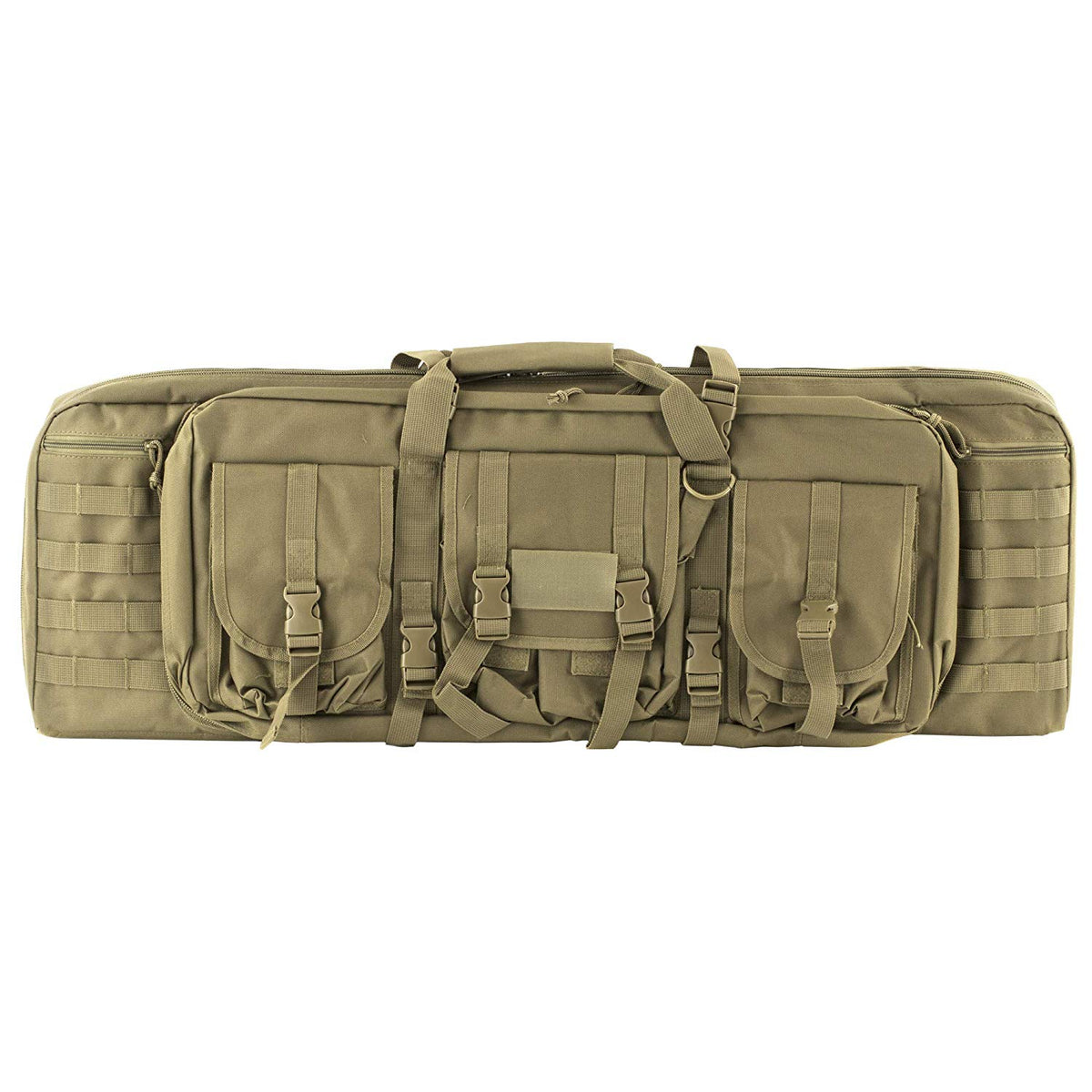 NcSTAR Vism Padded 36 Inch Double Carbine Gun Carrying Case Backpack, Tan