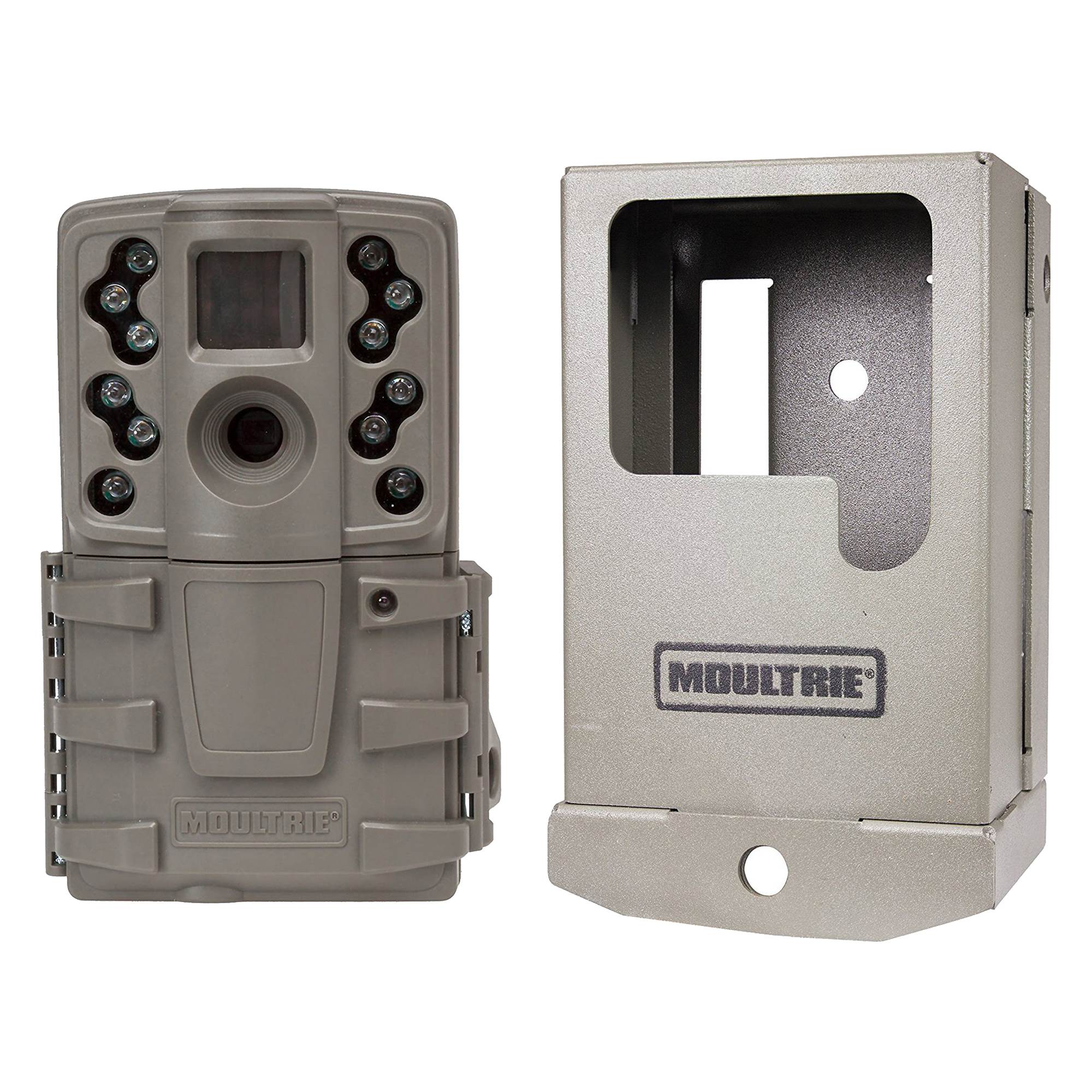 Moultrie A20 12MP Low Glow IR Mini Hunting Game Trail Camera with Security Case
