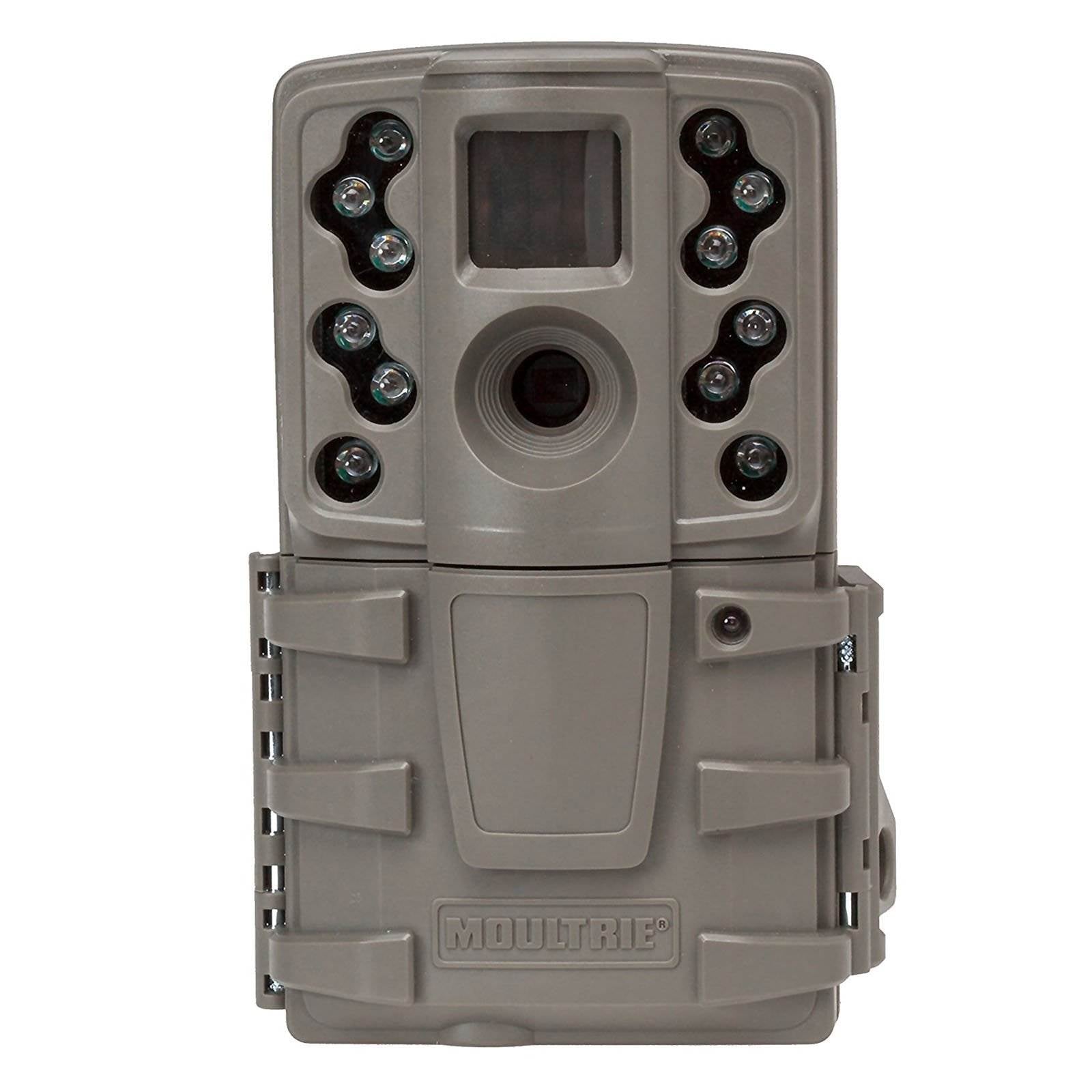 Moultrie A20 12MP IR Mini Hunting Game Trail Camera, 4 Pack with Security Cases