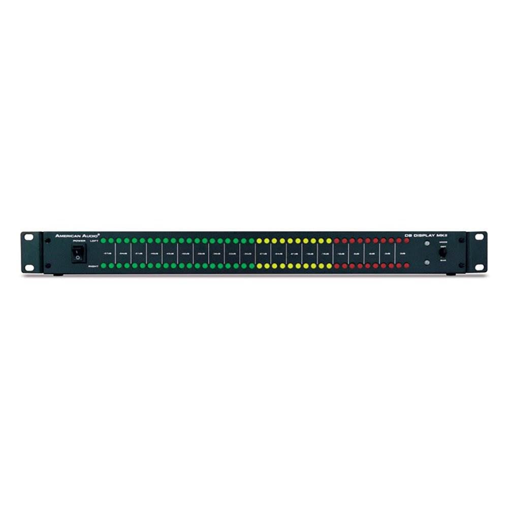 American Audio MKII DB Sound Volume LED Display Monitor Device for Amp Rack - VMInnovations