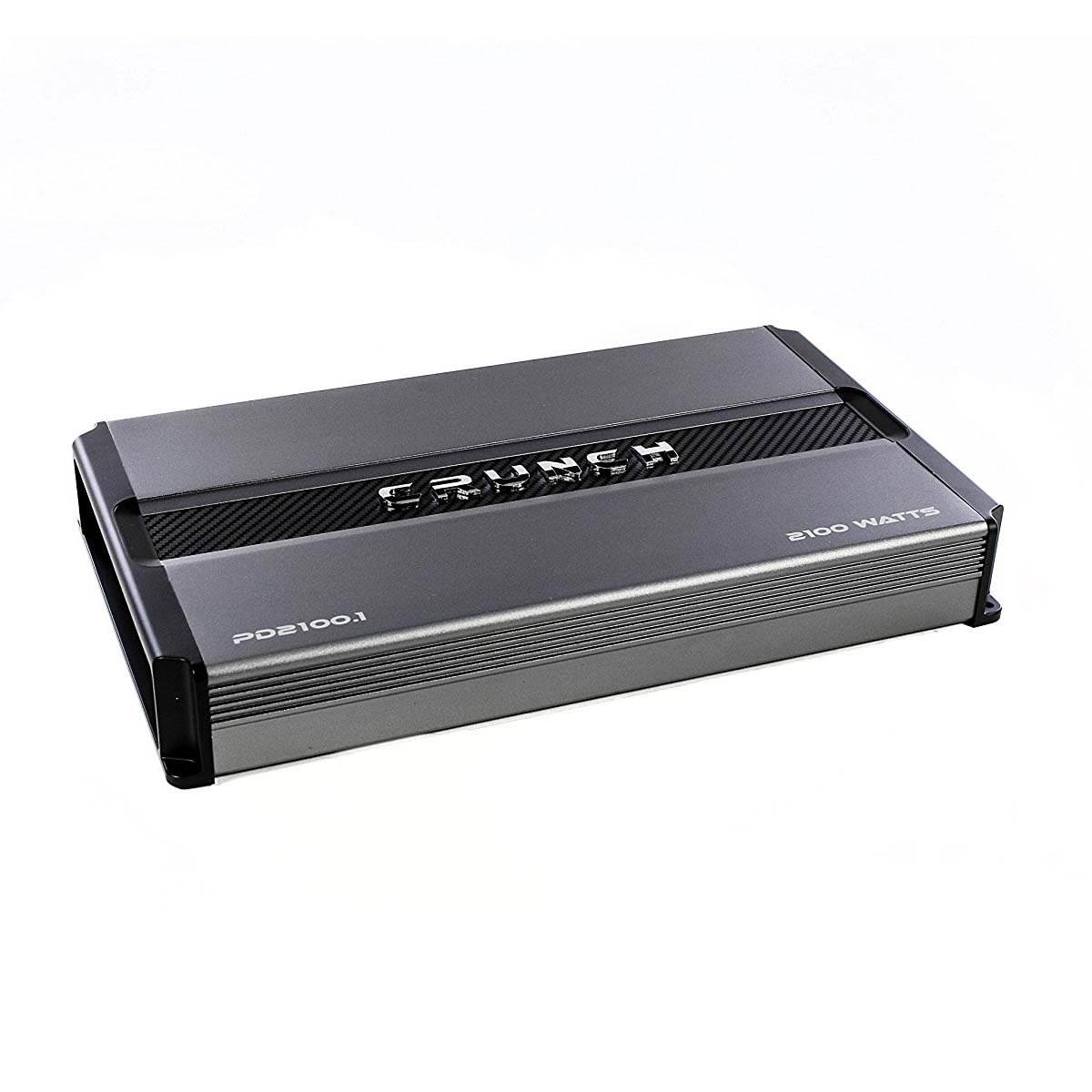 Crunch Power Drive 2100W Mono Class A/B Car Audio Amplifier + 4 Gauge Wiring Kit